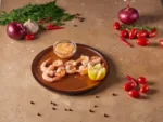 Креветки на мангале